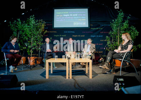 Hay on Wye, Powysn Wales, UK. 27th May 2014. Pictured: General Views of the Hay Festival Re: The Hay Festival, Hay on Wye, Powys, Wales UK. Credit:  D Legakis/Alamy Live News Stock Photo