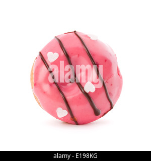 doughnut or donut isolated on white background cutout Stock Photo