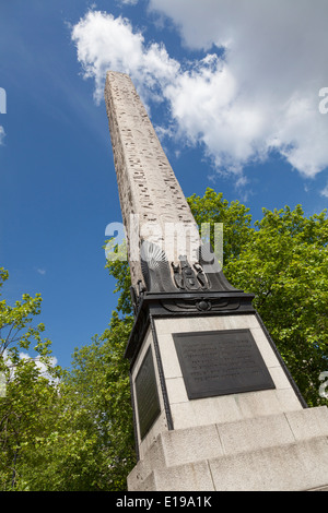 Cleopatra's Needle on Victoria Embankment London. Stock Photo