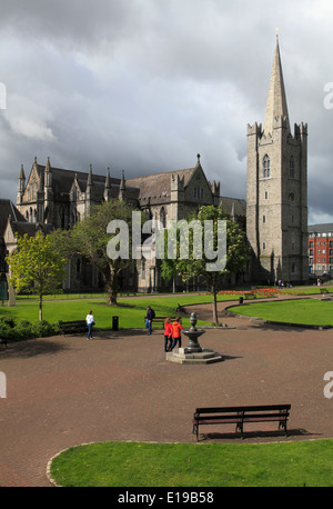 Ireland, Dublin, St Patrick's Cathedral, Stock Photo