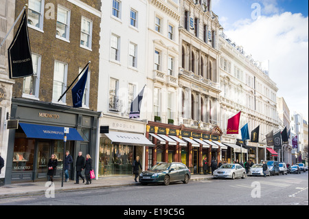 New Bond Street shops, London, UK Stock Photo