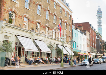 Charlotte Street Hotel, Fitzrovia, London, England, UK Stock Photo