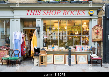 This Shop Rocks shopfront on Brick Lane, Tower Hamlets, London, England, UK Stock Photo