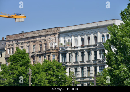 Altbauten, Fassaden, Oranienburger Strasse, Mitte, Berlin, Deutschland Stock Photo