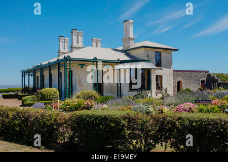 Historic Highfield House on the outskirts of the village of Stanley in Tasmania Stock Photo