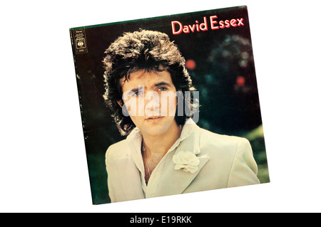 The eponymous David Essex was the second music album released by British singer David Essex in 1974. Stock Photo