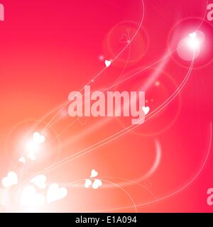 Valentine's day background with hearts. Vector 10eps Stock Vector