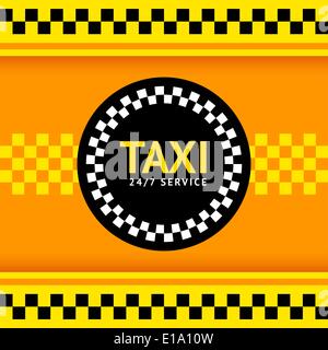 Taxi symbol, vector illustration Stock Vector