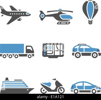 Transport pictograms - A set of second Stock Vector
