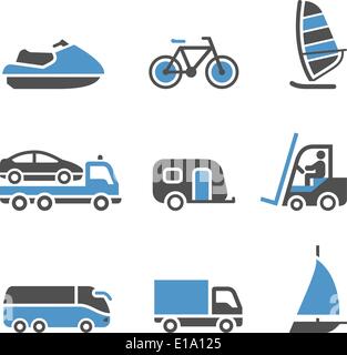 Transport pictograms - A set of third Stock Vector