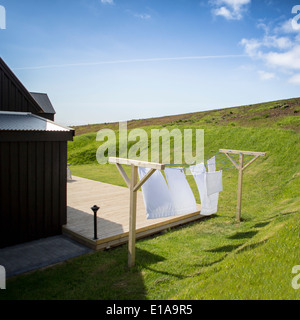 Kjarvalstrod Guest house, Hellnar, Snaefellsnes Peninsula, Iceland Stock Photo