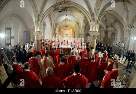Jerusalem, Israel. 26th May, 2014. Pope Francis during the visit in Israel. © Haim Zach/NurPhoto/ZUMAPRESS.com/Alamy Live News Stock Photo