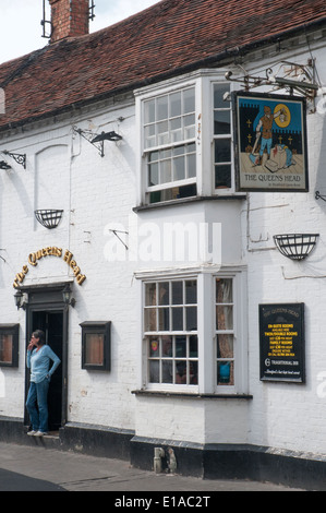 Queens Head Hotel and pub in Hawkshead in the English Lake District ...