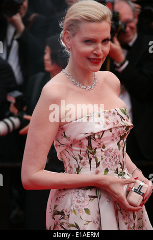 Nadja Auermann at the the Grace of Monaco gala screening and opening ceremony red carpet at the 67th Cannes Film Festival France Stock Photo