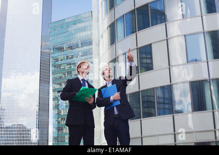 architect and engineer Stock Photo