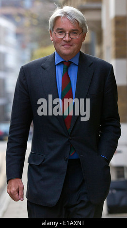 United Kingdom, London : Former Conservative Chief Whip Andrew Mitchell MP in London on 26 November 2013. Stock Photo