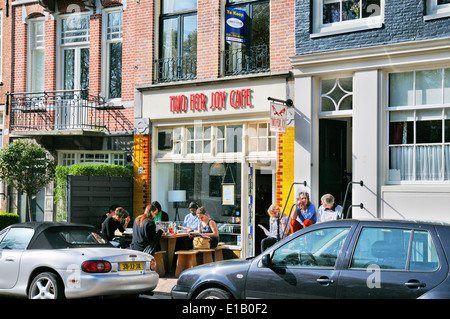 Two for Joy Cafe, Frederiksplein, Amsterdam, Netherlands Stock Photo