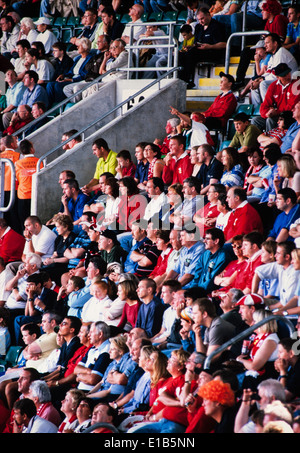 Spectators at a sporting event Stock Photo