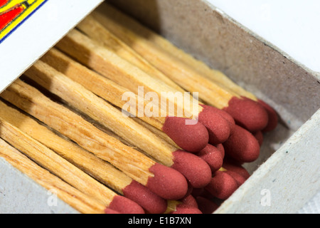 match box isolated on white Stock Photo