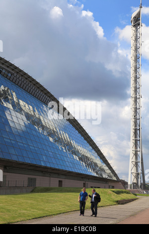 UK, Scotland, Glasgow, Science Centre, Glasgow Tower, Stock Photo