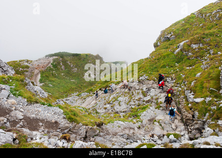 Europe, Poland, Carpathian Mountains, Zakopane, Mt Giewont (1894m) Stock Photo