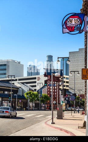 Little Tokyo located in downtown Los Angeles. Stock Photo