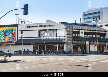 Little Tokyo located in downtown Los Angeles. Stock Photo