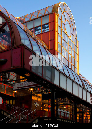 Exterior of the Harlequin Theatre and Cinema a theatre, cinema and conference centre in Redhill, Surrey, United Kingdom. Stock Photo