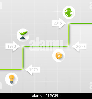 Timeline. Business concept Stock Photo