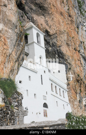 holly monastery of Ostrog, Montenegro Stock Photo