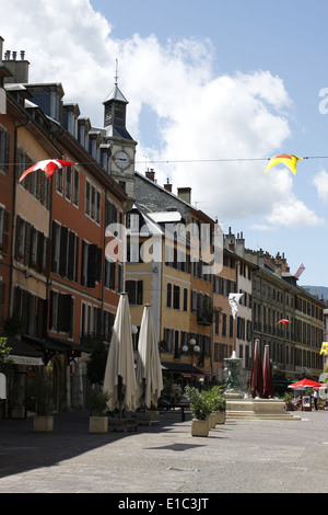 City center of Chambery, Savoie, Rhone Alpes, France. Stock Photo