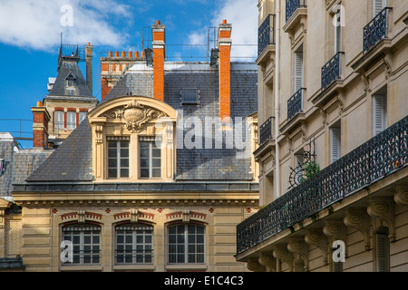 Architectural details in the Latin Quarter, Paris France Stock Photo