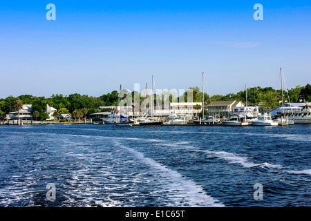 St. Marys Harbor in Georgia Stock Photo
