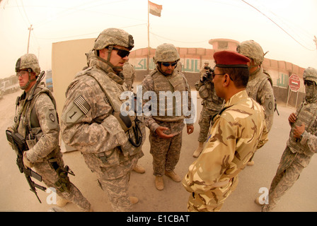 U.S. Army Lt. Col. Rob Scarberry, commanding officer of 1st Squadron, 150th Cavalry Regiment, 30th Heavy Brigade Combat Team, 1 Stock Photo