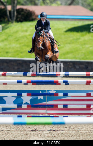 HITS on the Hudson Show Jumping, Saugerties, NY Stock Photo