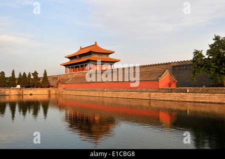Shenwumen gate of The Forbidden city Beijing China Stock Photo