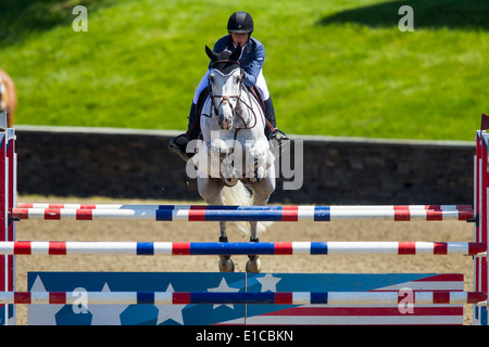 HITS on the Hudson Show Jumping, Saugerties, NY Stock Photo