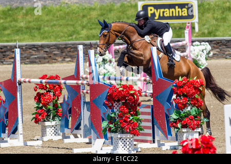 HITS on the Hudson Show Jumping, Saugerties, NY Stock Photo