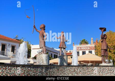 Fountain in Old Town, Marmaris, Turkey, Mediterranean Stock Photo