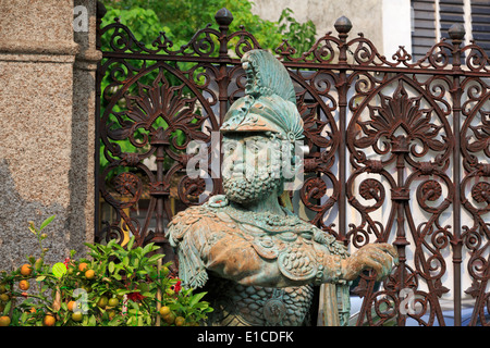Statue in Pinang Peranakan Mansion,Georgetown,Penang Island,Malaysia Stock Photo