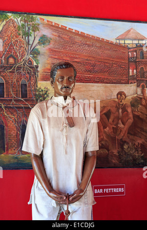 Exhibit in the Cellular Jail, Port Blair, Andaman Islands, India, Asia Stock Photo