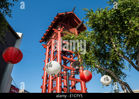 Little Tokyo located in downtown Los Angeles. Stock Photo