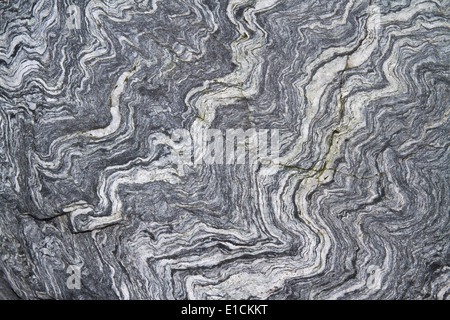 colored stone surface on the Antarctic island Stock Photo