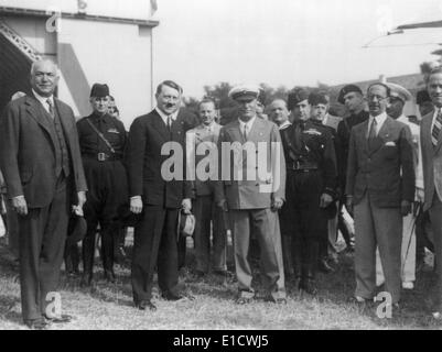 Adolf Hitler with Benito Mussolini, 1934 Stock Photo - Alamy