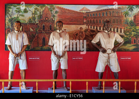 Exhibit in the Cellular Jail, Port Blair, Andaman Islands, India, Asia Stock Photo