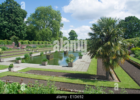 The Sunken Garden at Kensington Palace Stock Photo