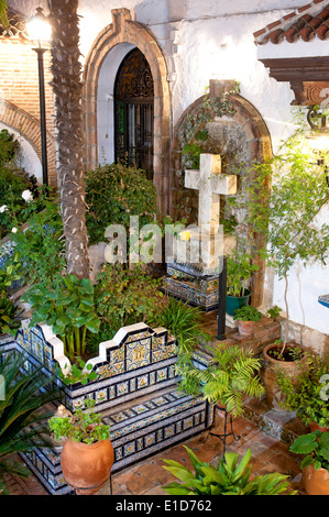 Tomb of Jose Maria 'El Tempranillo', Tourist Route of the Bandits. Church Inmaculada Concepcion, Alameda, Malaga province, Andalusia, Spain, Europe Stock Photo