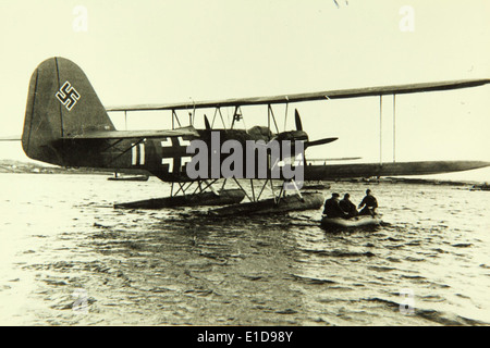 The Heinkel He 59 was a German aircraft used primarily for maritime ...