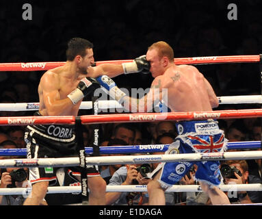 Wembley Stadium, London, UK. 31st May, 2014. WBA and IBF Super Middleweight World Championship Carl Froch versus George Groves Credit:  Action Plus Sports/Alamy Live News Stock Photo