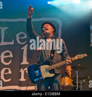 Wychwood Festival, Cheltenham, UK. 31st May, 2014. The Levellers at 10th Wychwood Festival Cheltenham UK. Credit:  charlie bryan/Alamy Live News Stock Photo